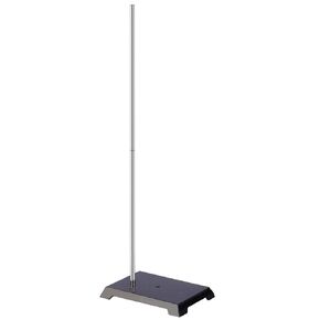 stonylab Lab Stand, 8 x 5 inch Cast Iron Support Ring Stand with 22.44 inch Rod for Laboratory