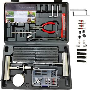 Tire Repair Kit - 68pcs Tire Plug kit Heavy Duty Professional, Tire Repair kit with Plugs, Flat Tire Repair Kit, for Car, Motorcycle, Truck, ATV, Tractor, RV, SUV