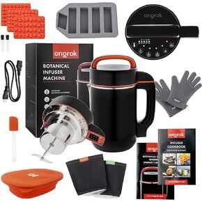 ONGROK Butter Maker Machine Bundle Pack, Accessories Included, Simple Functionality, Botanical Infusion Machine for Herbal Extraction, Make Oil, Butter and Tincture, Works Like Magic