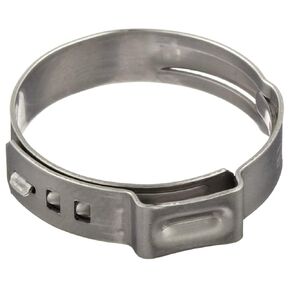 Oetiker 16700004 Stepless Ear Clamp, One Ear 5 mm Band Width, Clamp ID Range 7.8 mm (Closed) - 9.5 mm (Open) (Pack of 25)