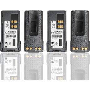 (4PCS) Battery Replacement [2024 New Version] for Motorola PMNN4409 PMNN4409AR PMNN4491 PMNN4491A PMNN4491B PMNN4491BR PMNN4493A PMNN4412 PMNN4416AR PMNN4406AR PMNN4544A PMNN4448 NNTN8129AR Battery