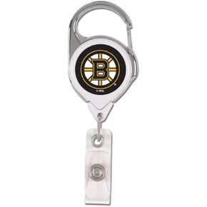 Wincraft NHL Boston Bruins Retractable Premium Badge Holder, Team Color, One Size