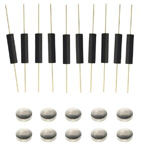 Reed Switch 14mm, Normally Open (N/O) Magnetic Reed Switch (10pcs Plastic)