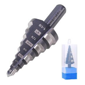 1/4 to 2 Inches HSS Step Drill Bit, Large Unibit for Cutting Holes on Stainless Steel, Metal, Wood & Plastic (2")