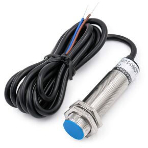 M18 Capacitive Proximity Sensor Switch Shield Type LJC18A3-5-J/DZ Detection 1-5mm 90-250VAC 400mA Normally Closed(NC) 2 Wires
