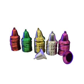 || Christmas Jingle Bells Ornaments for Xmas Tree Decoration, Hanging Ornaments for Home Decorations Set of 2