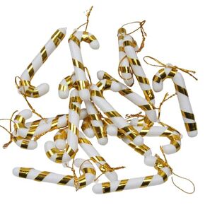 || Christmas Theme General Plastic 4 Color Decor Supplies Xmas Candy Penda| Gift for Christmas Day | Gift and Decoration | Pack of 2 |