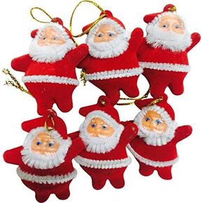 || Christmas Mini Red Santa Clause for Home Office Tree Christmas Decoration Hanging |