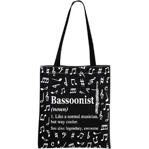 MINIGIU Bassoonist Gift Bassoonist Appreciation Gift Bassoon Lover Gift Bassoon Tote Bag for Bassoon Player