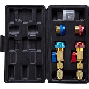Lichamp Automotive AC R134A R1234YF Valve Core Remover and Installer Tool Set, for Standard and JRA Valve Core Couplers