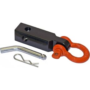 Enhanced Tow Strap Shackle Mount (TSM-125-D) for 1-1/4" Receivers - Made in U.S.A.