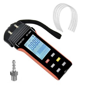 BTMETER Manometer HVAC Gas Pressure Tester 189A, Dual-Port Air Pressure Meter Gauge with Hose Kit Measure Static Pressure Differential Gas Pressure for Furnace Water Column