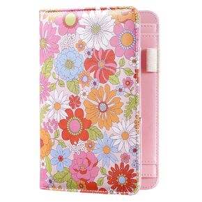 Server Book, Waitress Book,Cute Server Books for Waitress/Waiter with Zipper Pocket Cute Waitress Book Organizer Checkbook Floral Cover 8x5 Inch