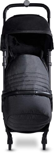 Silver Cross Padded Jet Pod Footmuff for Babies - Foldable Super Soft Warm Lightweight Design for Baby Boys and Girls - Compatible Universal Fit with Jet Strollers, Black Bunting Bag for Stroller in Kuwait