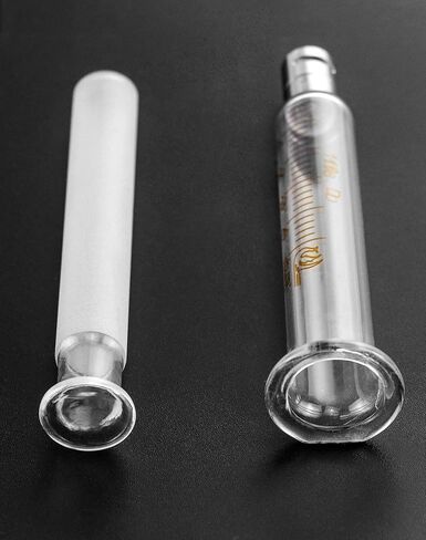 حقنة زجاجية قابلة لإعادة الاستخدام من QWORK Luer Lock بدون إبرة، 4 عبوات 5 مل حقنة قياس دقيقة للمختبرات in Kuwait