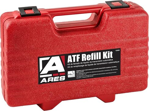 ARES 12026 - مضخة نقل سائل ناقل الحركة - مجموعة إعادة تعبئة ATF - مضخة يدوية سعة 6 لتر لسائل ناقل الحركة الأوتوماتيكي - تتضمن مجموعة محولات مكونة من 20 قطعة - تعمل مع معظم أنظمة النقل الأوتوماتيكي الشائعة in Saudi Arabia