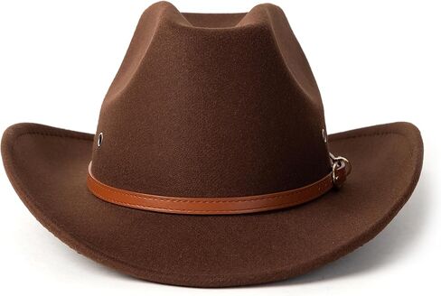 قبعة رعاة البقر ليسيانثوس للنساء والرجال، قبعات راعية البقر الغربية الكلاسيكية من فيدورا in Kuwait