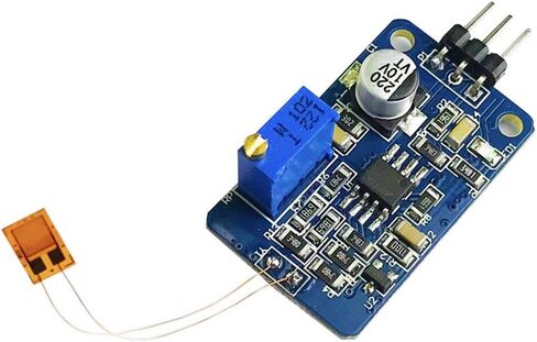 Taidacent Strain Gauge 350 Ohm Bend Flex Sensor Weighing Amplifier Module Pressure Sensor Analog Output Strain Gauge Test Kit (Extension Cable) in Saudi Arabia