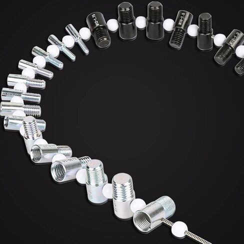 Nut and Bolt Thread Checker (Inch & Metric) -44 Male/Female Thread Identifier Gauges - 23 Inch & 21 Metric, Male/Female Gauges for Quickly Checking Nuts and Bolts Inch or Metric and Verifying The Size in Saudi Arabia