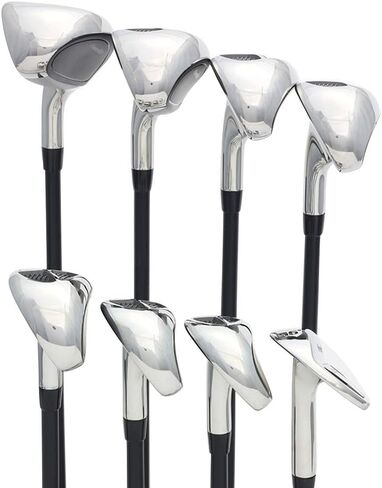 Men’s Powerbilt Golf EX-550 Hybrid Iron Set, which Includes: #4, 5, 6, 7, 8, 9, PW +SW Senior Flex Right Handed New Utility “A" Flex Club in Kuwait