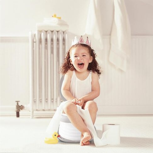 نونية السفر للأطفال الصغار المحمولة القابلة للطي للتدريب على المرحاض للأولاد والبنات والأطفال والأطفال في الأماكن المغلقة والمفتوحة، وردي in Kuwait