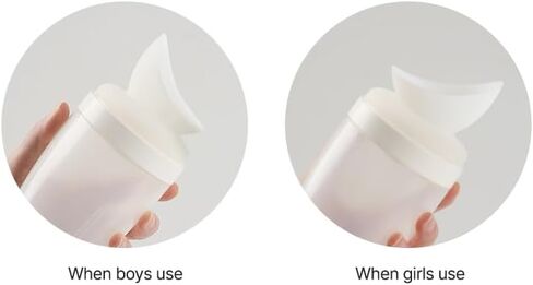 DURI Portable Baby Potty Child Urinal Toilet Training Emergency Pee Unisex Bottle for Camping, car Travel (Gray) in Saudi Arabia