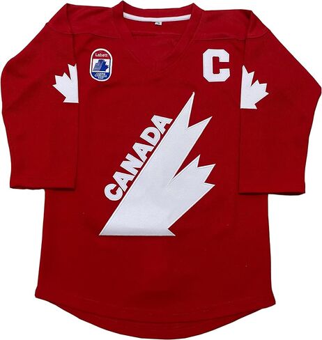 Youth #99 Gretzky Labatt Team Coupe Canada Cup Kids Ice Hockey Jersey Stitched in Saudi Arabia