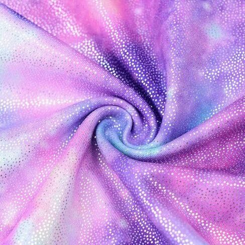 JiAmy Leotards for Girls Gymnastics, Long Sleeve Sparkly Dance Biketards with Shorts Ballet Tumbling Outfit for 3-12 Years in Kuwait