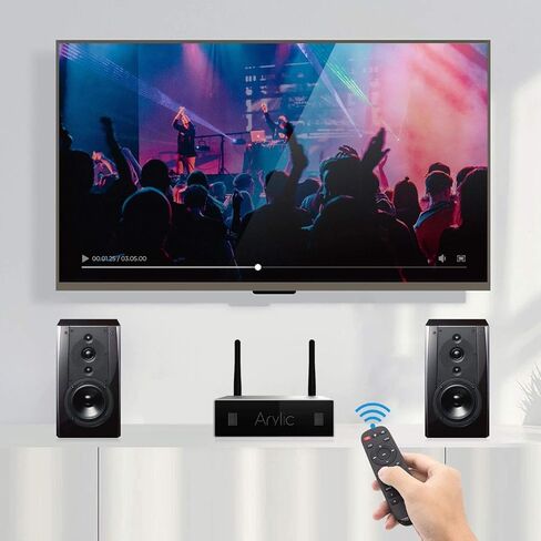 مضخم صوت بلوتوث Arylic Up2stream A50+ لمكبرات الصوت، نظام ستيريو TPA3116، صوت هاي فاي متعدد الغرف/متعدد المناطق، مضخم صوت ستيريو لاسلكي in Kuwait