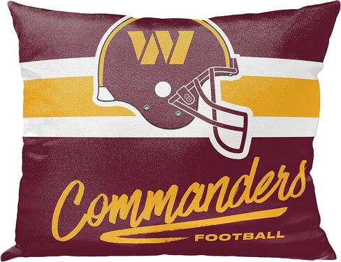 وسادة مزخرفة من Northwest الرسمية NFL Washington Commanders Nostalgic Proud، ألوان الفريق، 15 بوصة × 12 بوصة in Saudi Arabia