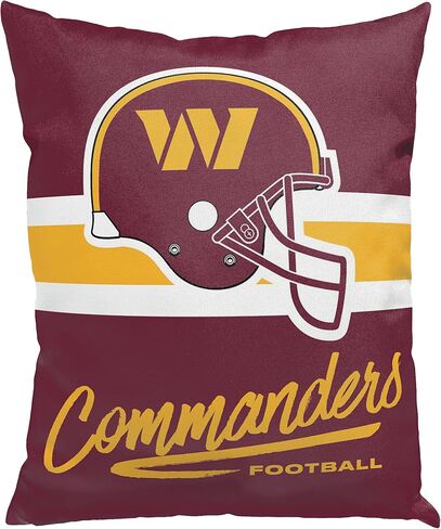 وسادة مزخرفة من Northwest الرسمية NFL Washington Commanders Nostalgic Proud، ألوان الفريق، 15 بوصة × 12 بوصة in Saudi Arabia