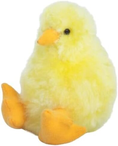6" - Beautiful Baby alpaca fur chicken, Handmade Cute Stuffed Animal Toy for Kids, Soft Cuddly Stuffed Bear for Girls and Boys, Plush Teddy Gift for Kids and Adus in Saudi Arabia