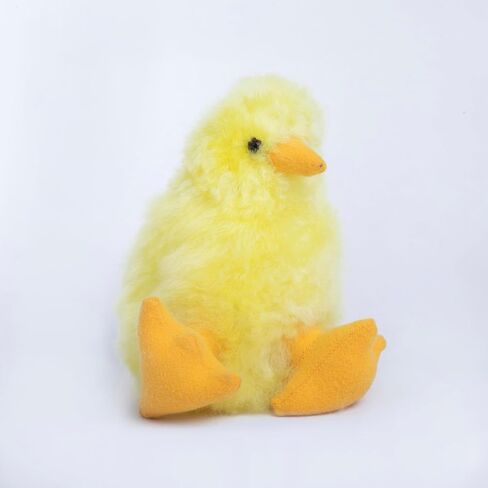 6" - Beautiful Baby alpaca fur chicken, Handmade Cute Stuffed Animal Toy for Kids, Soft Cuddly Stuffed Bear for Girls and Boys, Plush Teddy Gift for Kids and Adus in Saudi Arabia
