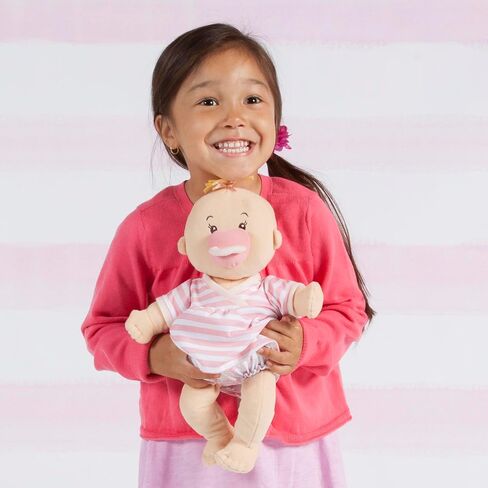 Manhattan Toy Baby Stella Soft First Baby Doll for Ages 1 Year and Up, 15", Peach in Saudi Arabia