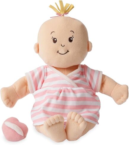 Manhattan Toy Baby Stella Soft First Baby Doll for Ages 1 Year and Up, 15", Peach in Saudi Arabia