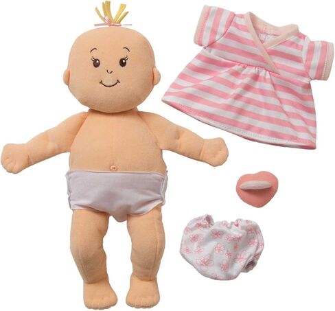 Manhattan Toy Baby Stella Soft First Baby Doll for Ages 1 Year and Up, 15", Peach in Saudi Arabia