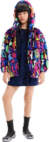 معطف منسوج للفتيات من Desigual، تشطيبات مادية in Saudi Arabia