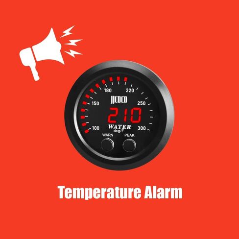 العالمي 52 مللي متر مقياس درجة حرارة الماء 100-300F(-17 ~ 187C) مع مشترك الأنابيب المبرد الاستشعار محول 30 مللي متر in Kuwait