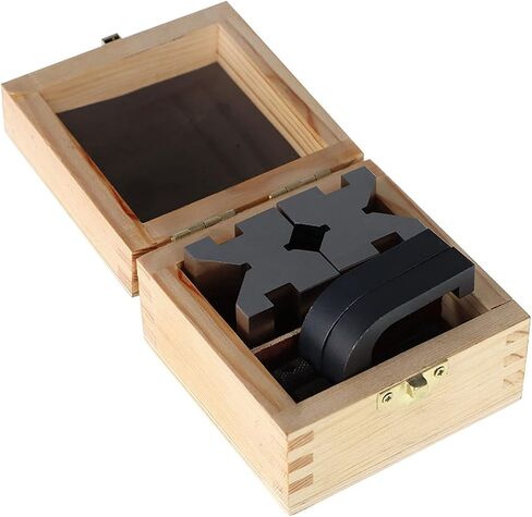 Findmall 1-3/8 LX 1-5/8 W X 1-3/4 H دقة V-Block ومجموعة المشابك in Kuwait