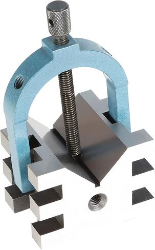 Findmall 1-3/8 LX 1-5/8 W X 1-3/4 H دقة V-Block ومجموعة المشابك in Kuwait