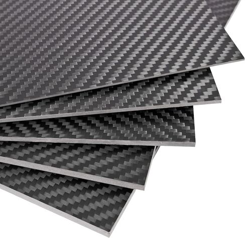 500X500X1.5MM 2.0MM 2.5MM 3.0MM 3.5MM 4.0MM 5.0MM 6.0MM Carbon Fiber Sheet 100% 3K Carbon Fiber Laminate Plate Matt Surface Twill Weave Panel Sheet 2.0MM Thickness(Matte Finish) in Saudi Arabia
