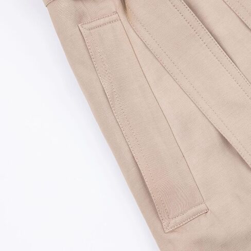 Womens 3/4 Length Trench Coat, Classic Double Breasted Lapel Belt Windbreaker For Workplace Business Commuting in Saudi Arabia