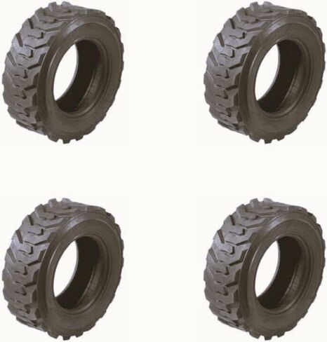 HORSESHOE 23x8.5-12 10Ply R-4 Super Heavy Duty E Load Skid Steer Tires w/Rim-Guard Wall 23x8.50-12 NHS 2385012 T168/SKS-5 L2/G2 (2) in Kuwait