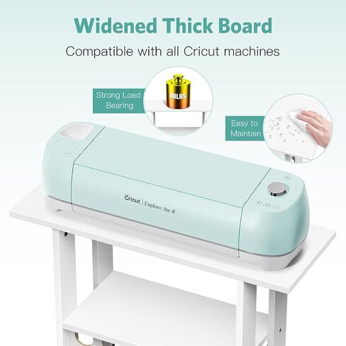 التنظيم والتخزين متوافق مع آلات Cricut، عربة الحرف اليدوية مع 36 حامل لفائف الفينيل، منظم غرفة الصناعة وطاولة محطة العمل للمنزل DIY in Saudi Arabia