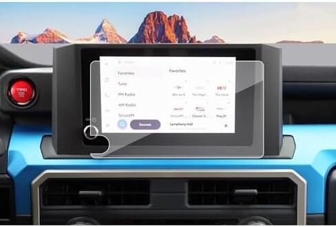 SXCY for Toyota 2022 2023 2024 Tundra Limited 14 بوصة واقي شاشة GPS من الزجاج المقسى 2023 2024 Tundra Navigation Screen Protector Touch Screen Accurate Clear Film in Kuwait