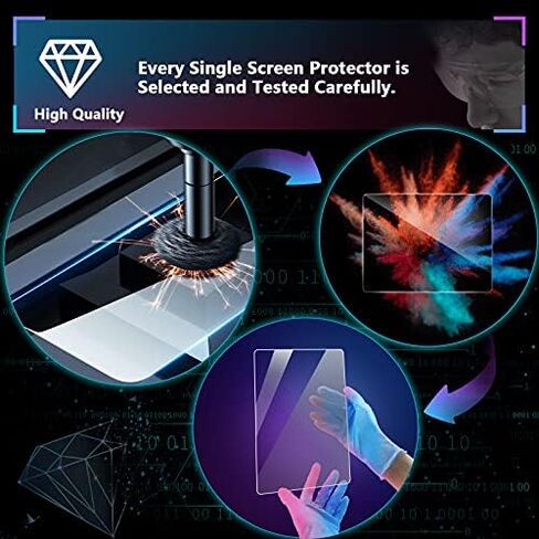 SXCY for Toyota 2022 2023 2024 Tundra Limited 14 بوصة واقي شاشة GPS من الزجاج المقسى 2023 2024 Tundra Navigation Screen Protector Touch Screen Accurate Clear Film in Kuwait