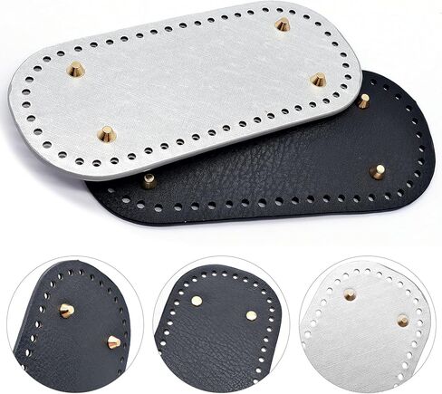 قطعتان من حقيبة الكروشيه السفلية، قاعدة محفظة كروشيه، وسادة قاعدة سفلية لحقيبة جلدية من البولي يوريثان، أكياس حياكة طويلة بيضاوية الشكل للأظافر، وسادة سفلية للحقيبة DIY لحقيبة اليد، وحقائب الكتف، وصناعة المحفظة in Kuwait