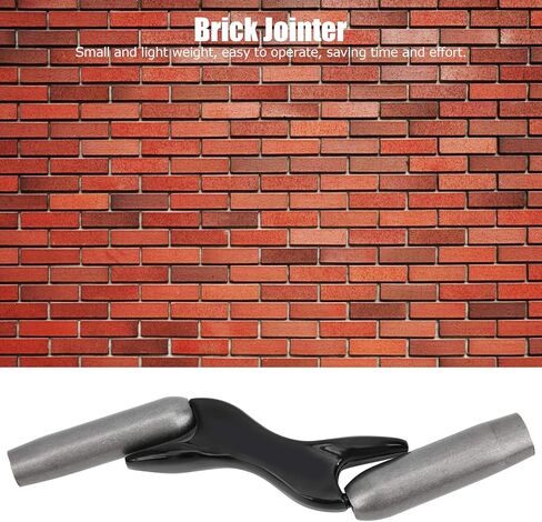 Brick Jointer Manual Brick Jointer for Masonry, Handheld Builder Brick Trimming Tool, Wall Beauty Stitcher 1/2in 5/8in 3/4in 7/8in, Jointer Barrel Bricklaying Jointer for Bricklaye in Kuwait