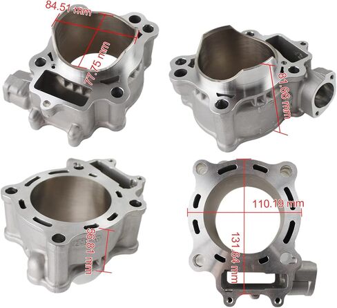 12100-KRN-672 رأس الأسطوانة القياسي 78 مم يناسب Honda CRF250R 2004-2009، CRF250X 2004-2017 أجزاء ما بعد البيع لمحرك الدراجات النارية، ضمان لمدة عام in Saudi Arabia
