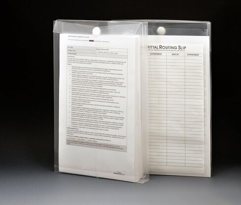 مظاريف Lion File-N-Send Poly Inter-office، مقاس 10 × 15 بوصة، شفافة، 6 EA/Pack، حزمة واحدة (22900-CR) in Kuwait